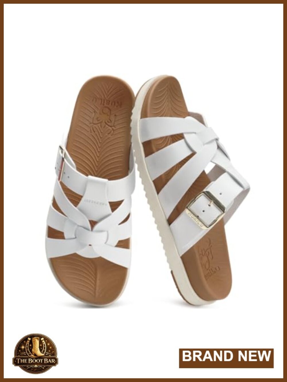 Women's Gladiator Sandals with Arch Support Memory Foam Cushion Slip On Slides